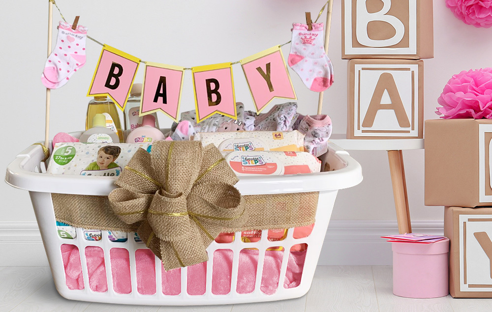 Baby Shower Basket - DIY@DG